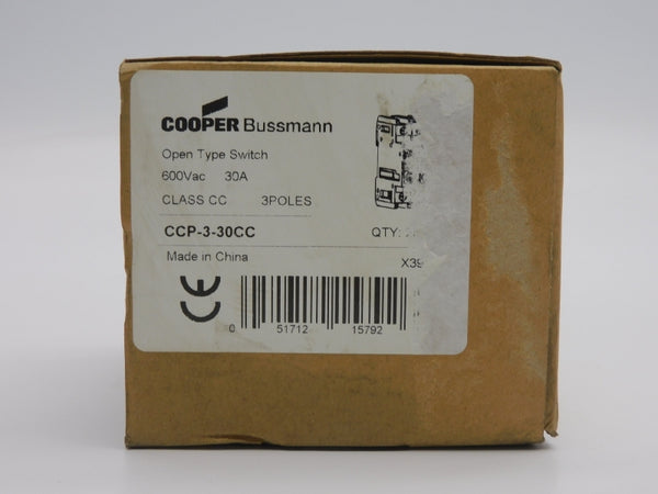 COOPER BUSSMANN CCP-3-30CC 600VAC 30A (PKG OF 2) NSMP