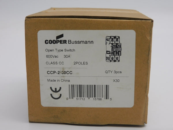 COOPER BUSSMANN CCP-2-30CC 600VAC 30A (PKG OF 3) NSMP