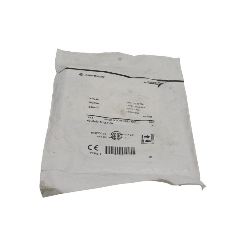 ALLEN BRADLEY 42CA-D1MPAE-D4 SER. C 10-30VDC NSMP