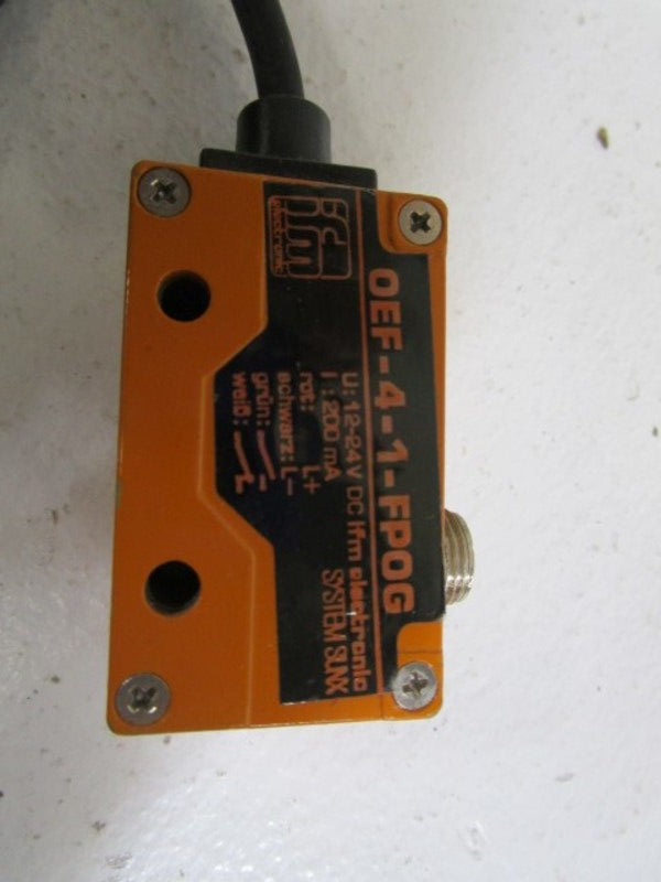 IFM EFECTOR OEF-4-1-FPOG PROXIMITY SENSOR UNMP