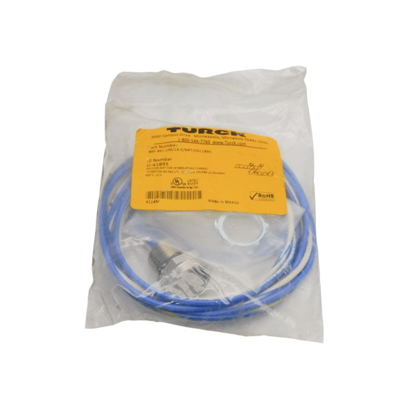 TURCK RKF461-1M/14.5/NPT/CS11893 U-41895 600V 10A NSMP