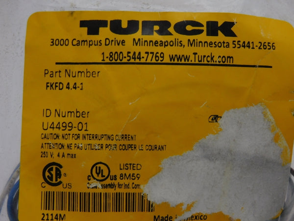 TURCK FKFD4.4-1 U4499-01 250V 4A NSMP