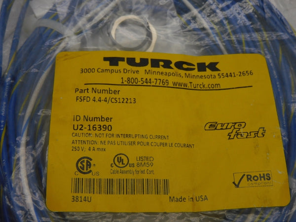 TURCK FSFD4.4-4/CS12213 U2-16390 250V 4A NSMP