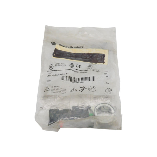 ALLEN BRADLEY 800F-MN3GX11 SER. A NSMP