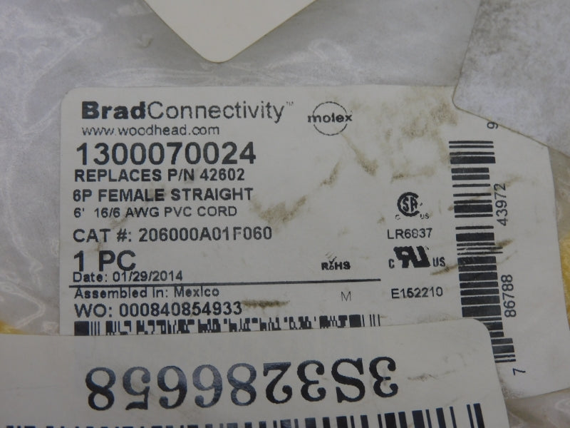 DANIEL WOODHEAD 1300070024 42602 600V 8A NSMP