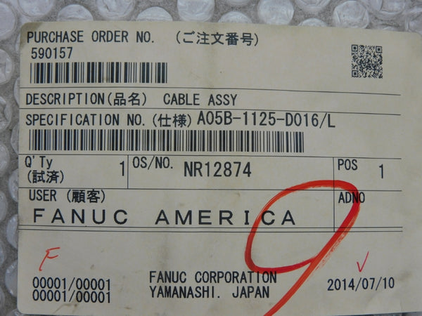 FANUC A05B-1125-D016/L NSMP