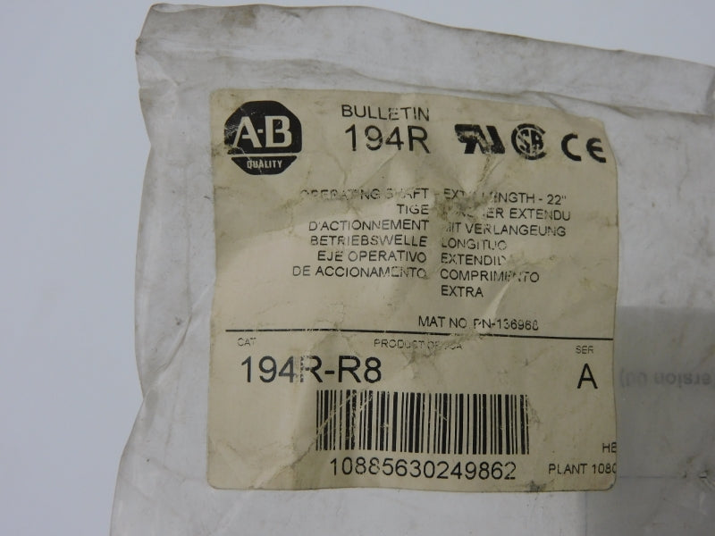 ALLEN BRADLEY 194R-R8 SER. A 22" NSMP