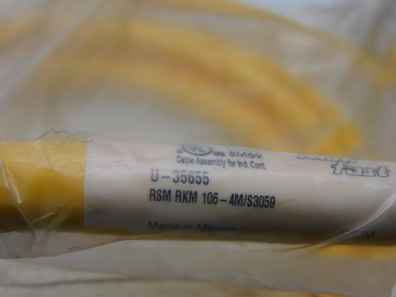 TURCK RSMRKM106-4M/S3059 U-35655 600V 7A NSMP