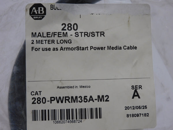 ALLEN BRADLEY 280-PWRM35A-M2 SER. A 600VAC 25A NSMP