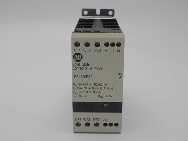 ALLEN BRADLEY 156-A10BA3 SER. A 24-480V 10A (BR/WH) NSMP