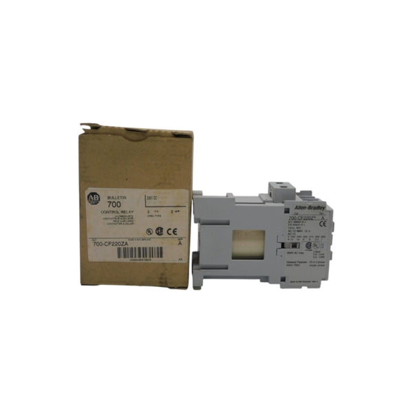 ALLEN BRADLEY 700-CF220ZA SER. A 220VDC 20A (BR/WH) NSMP