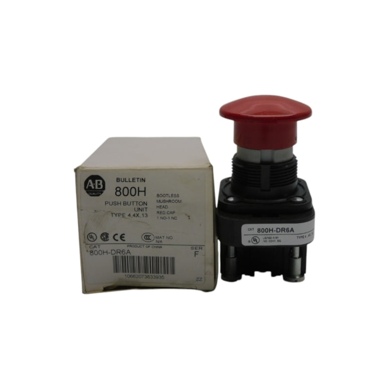 ALLEN BRADLEY 800H-DR6A SER. F (WH) NSMP