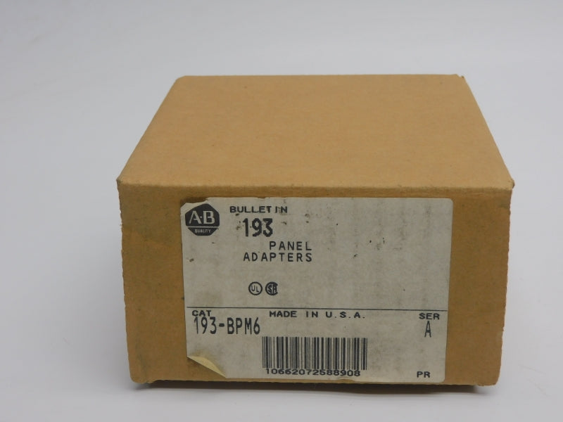 ALLEN BRADLEY 193-BPM6 SER. A (AS PICTURED) (BR/WH) NSMP