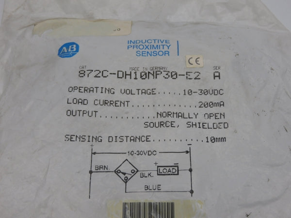 ALLEN BRADLEY 872C-DH10NP30-E2 SER. A 10-30VDC NSMP