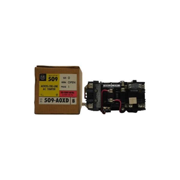 ALLEN BRADLEY 509-A0XD SER. B 110/115-120V (BR/YL) NSMP