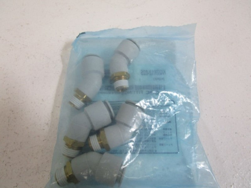 LOT OF 5 SMC FITTINGS KQ2K12-02S NSMP