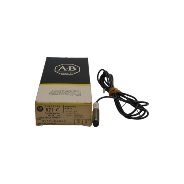 ALLEN BRADLEY 871C-P4B12 SER. A REV. B 10-30VDC (BK/YL) NSMP