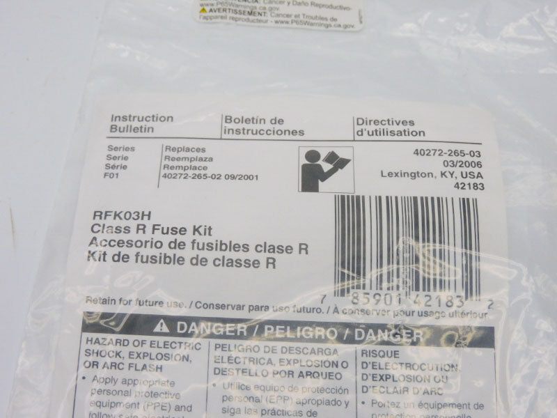 SQUARE D RFK03H SER. F01 NSMP