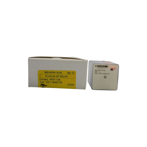 SQUARE D 8501KPR13V20 SER. G 120V 10A NSMP