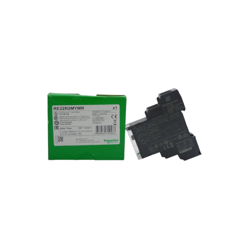SCHNEIDER ELECTRIC RE22R2MYMR 24-240VAC 8A 0.05S-300H (GREEN) NSMP