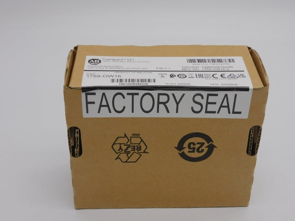 ALLEN BRADLEY 1769-OW16 SER. A F/W 3.1 VER. 05 DATE: 2023 NSFS