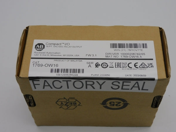 ALLEN BRADLEY 1769-OW16 SER. A F/W 3.1 VER. 05 DATE: 2023 NSFS
