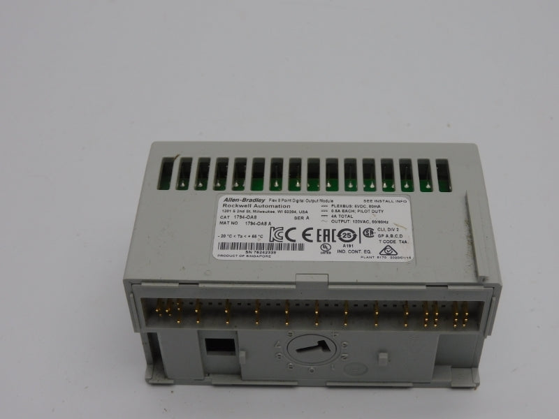 ALLEN BRADLEY 1794-OA8 SER. A 120VAC 4A NSNP