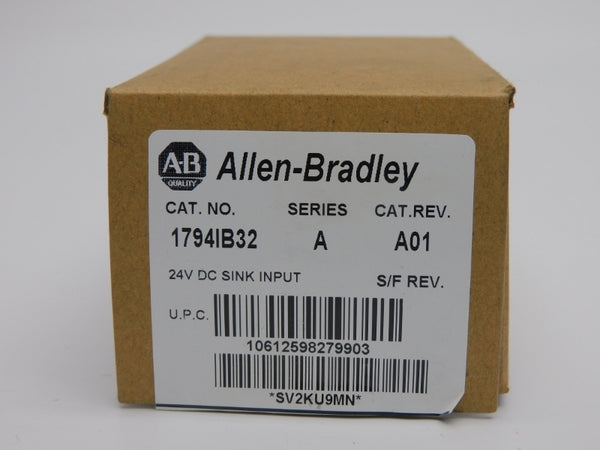 ALLEN BRADLEY 1794-IB32 SER. A REV. A01 24VDC NSMP