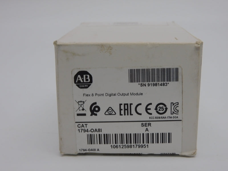 ALLEN BRADLEY 1794-OA8I SER. A 120VAC 4A NSMP