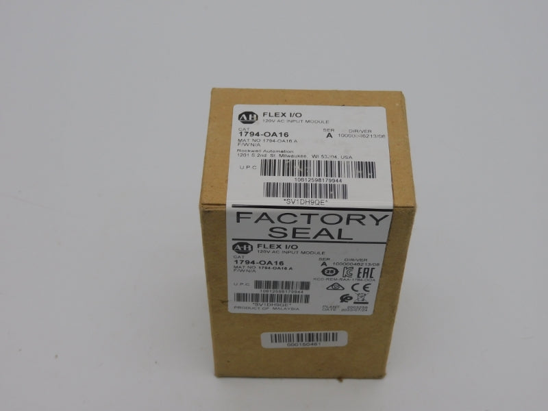 ALLEN BRADLEY 1794-OA16 SER. A VER. 08 120VAC DATE: 2022 NSFS