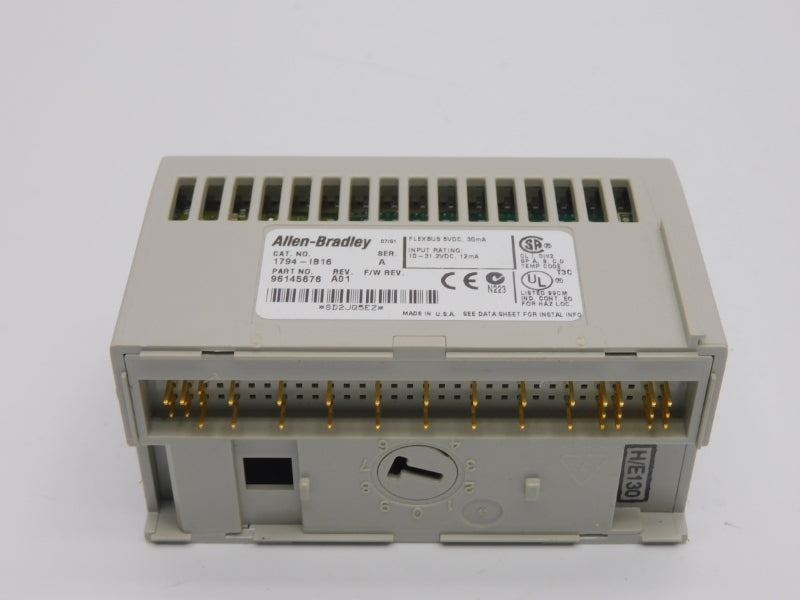 ALLEN BRADLEY 1794-IB16 SER. A REV. A01 10-31.2VDC NSNP