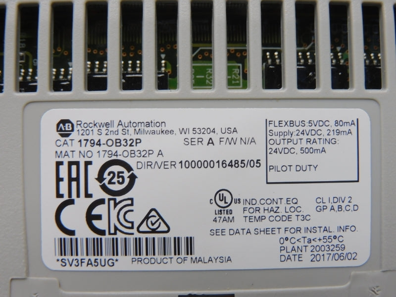 ALLEN BRADLEY 1794-OB32P SER. A REV. 05 24VDC NSMP