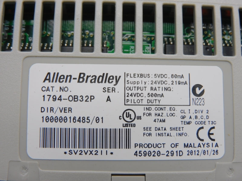 ALLEN BRADLEY 1794-OB32P SER. A VER. 01 24VDC NSMP