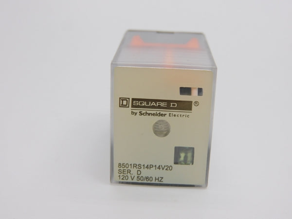 SQUARE D 8501RS14P14V20 SER. D 120V 6A NSMP
