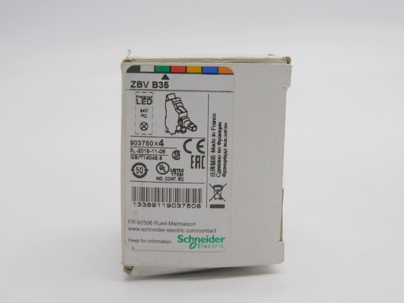 SCHNEIDER ELECTRIC ZBVB35 24V (PKG OF 4) NSMP