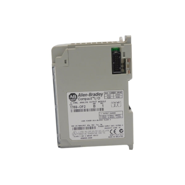 ALLEN BRADLEY 1769-OF2 SER. B F/W 2.1 REV. 1 24VDC 0.12A NSNP