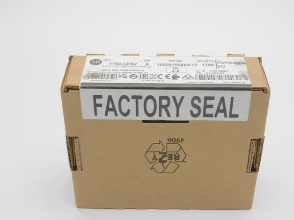 ALLEN BRADLEY 1769-OF8V SER. A F/W 2.2 VER. 13 DATE: 2023 NSFS