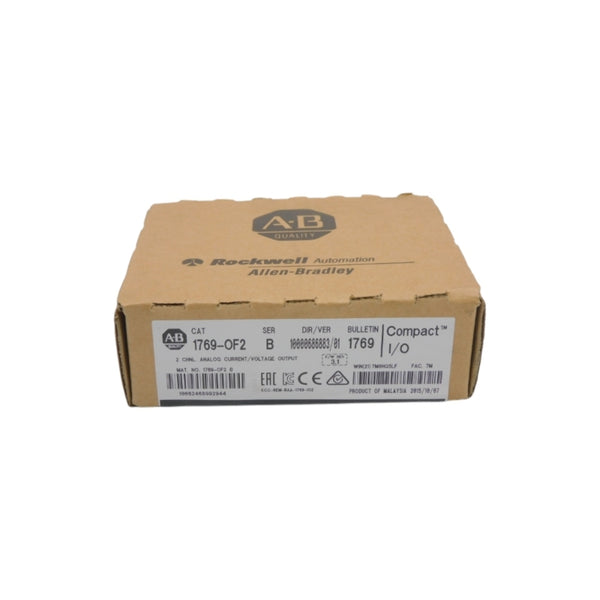ALLEN BRADLEY 1769-OF2 SER. B F/W 3.1 VER. 01 DATE: 2015 NSFS
