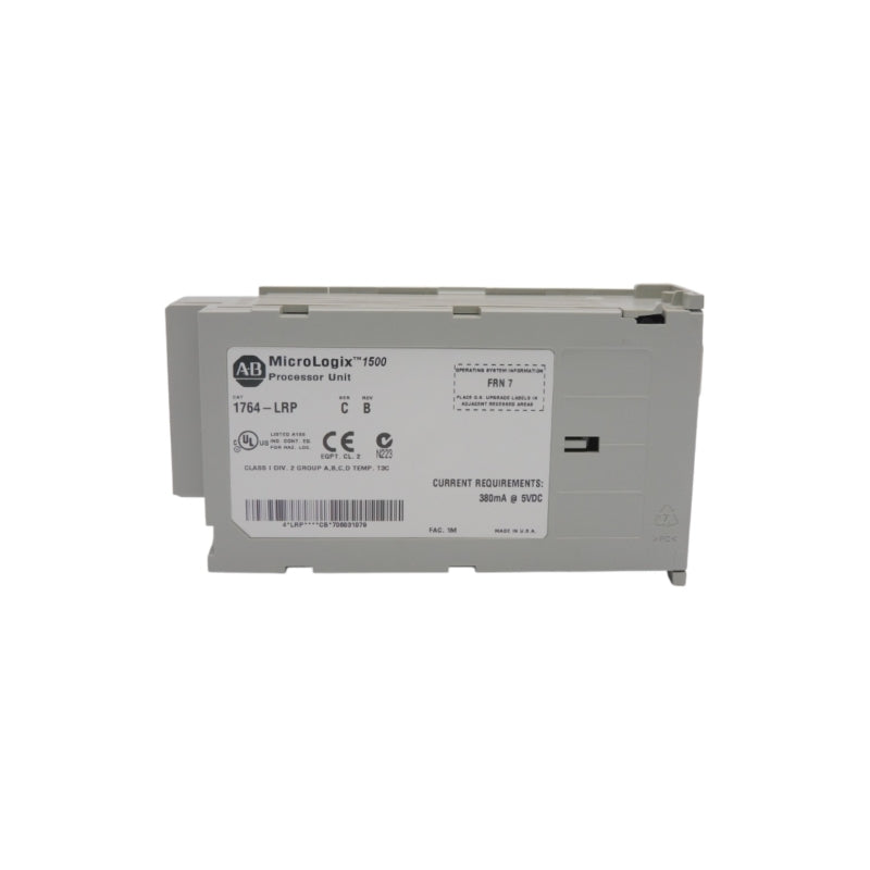 ALLEN BRADLEY 1764-LRP SER. C F/W 7 REV. B 5VDC NSNP