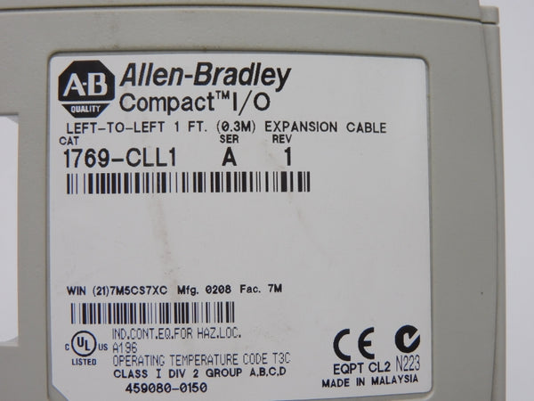 ALLEN BRADLEY 1769-CLL1 SER. A REV. 1 UNMP