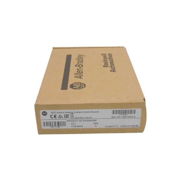 ALLEN BRADLEY 1746-NIO4I SER. A DATE: 2015 NSFS