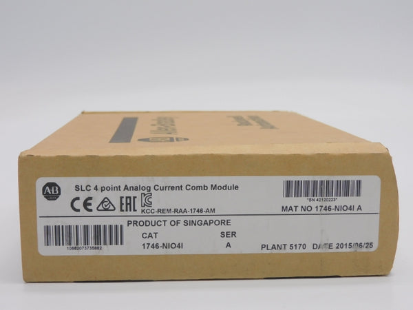 ALLEN BRADLEY 1746-NIO4I SER. A DATE: 2015 NSFS