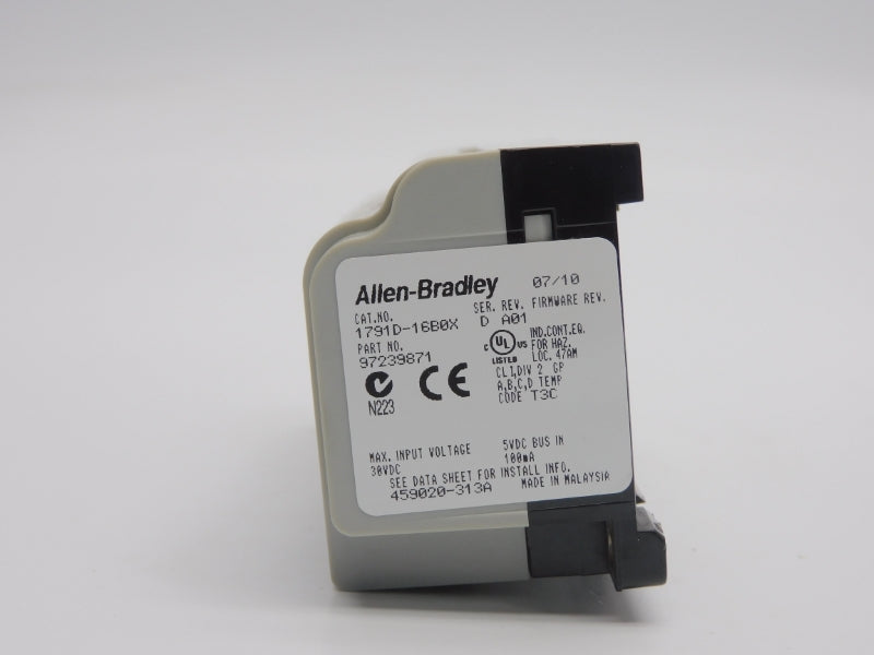 ALLEN BRADLEY 1791D-16B0X SER. D REV. A01 30VDC NSNP