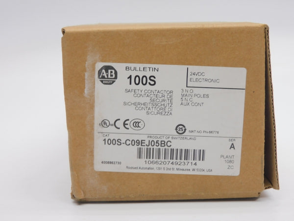 ALLEN BRADLEY 100S-C09EJ05BC SER. A 24VDC 32A (BR/WH) NSMP