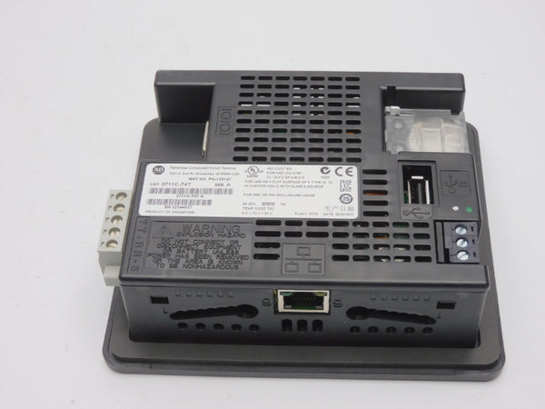 ALLEN BRADLEY 2711C-T4T SER. A 24VDC NSMP
