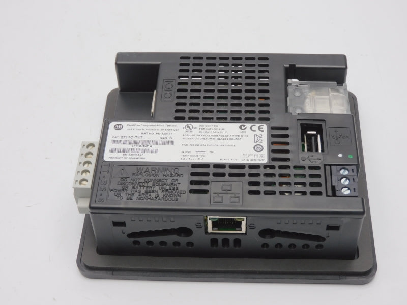 ALLEN BRADLEY 2711C-T4T SER. A 24VDC NSMP