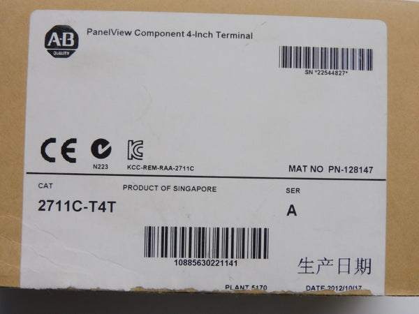 ALLEN BRADLEY 2711C-T4T SER. A 24VDC NSMP
