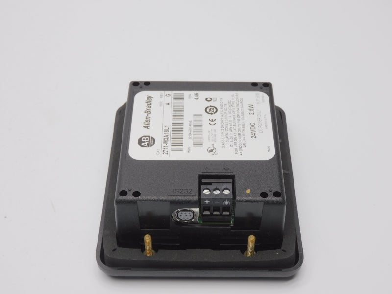 ALLEN BRADLEY 2711-M3A18L1 SER. A F/W 4.46 REV. G 24VDC NSMP