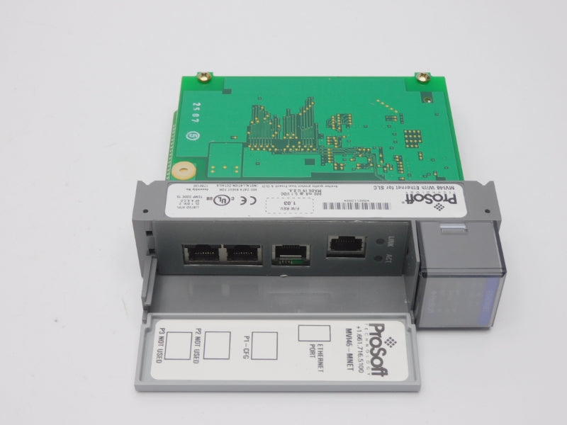 PROSOFT TECHNOLOGY MVI46-MNET F/W 1.03 REV. A02 5.1VDC NSMP