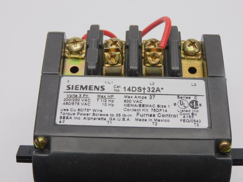 SIEMENS 14DSD32AA SER. C 110-120/220-240V 2.5-10A NSMP